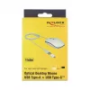 Pele DeLOCK 12532 birojam piemērota abām rokām USB Type-A optiskā 3200 DPI