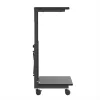 CPU ratiņu statīvs ar NanoRS plauktu, maks. 80 kg, regulējams augstums 550–850 mm, RS430