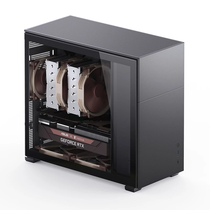 PC Case Jonsbo D41 STD Midi Tower Melns