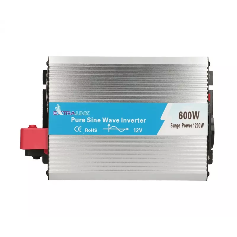 Sprieguma pārveidotājs Extralink OPIP-600W 12V 600W tīrs sinuss