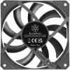 Korpusa ventilators SILVERSTONE SST-AS120B 120 mm melns caurspīdīgs, 3-pin