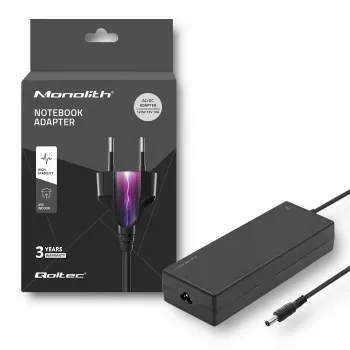 Qoltec 120W galddatora barošanas bloks | 12V | 10A | 5.5*2.5 | + strāvas kabelis