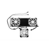 EK Water Blocks 120mm korpusa ventilators - pelēks