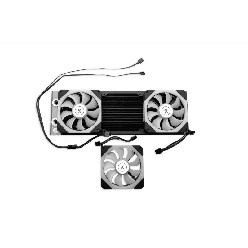 EK Water Blocks 120mm korpusa ventilators - pelēks