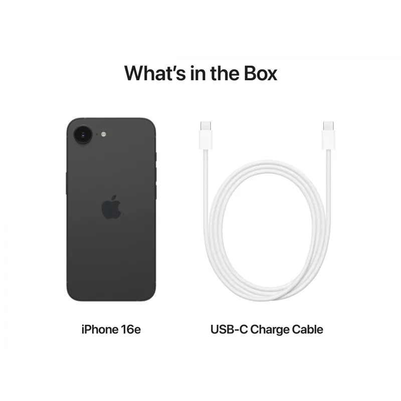 iPhone 16E 512GB melns