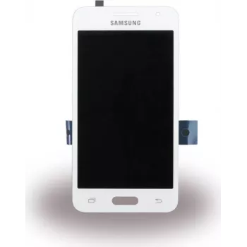 Displeja stikls un skārienjūtīgais panelis balts Sam G355H Galaxy Core 2 (GH97-16070A)