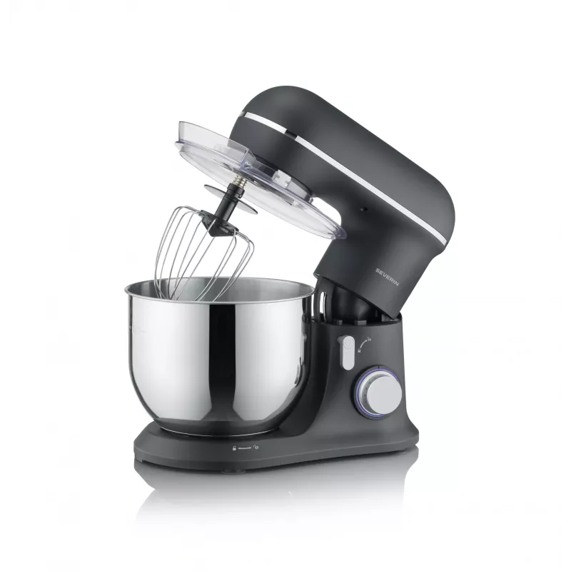Virtuves kombains SEVERIN KM 3899 — 1200 W, 5,3 L nerūsējošā tērauda bļoda, melna