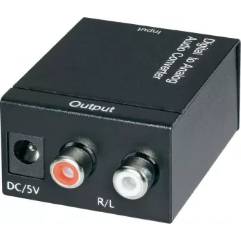 AV pārveidotājs SpeaKa Professional 989149 — Toslink (optiskais) uz RCA digitālā audio pārveidotājs