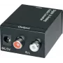 AV pārveidotājs SpeaKa Professional 989149 — Toslink (optiskais) uz RCA digitālā audio pārveidotājs