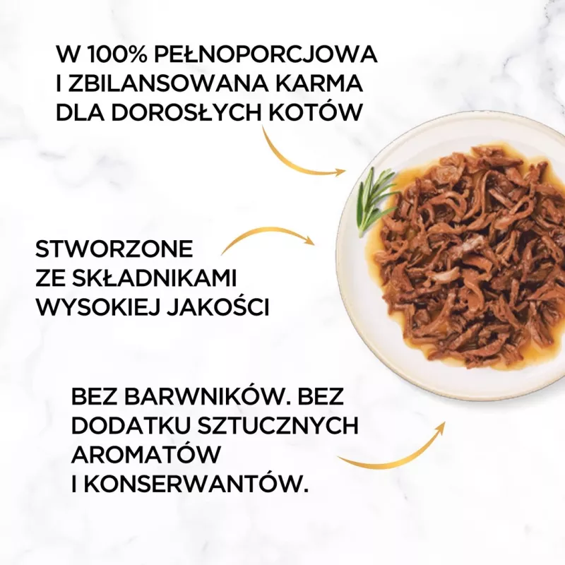PURINA Gourmet Gold Succulent Delights liellopu gaļas konservēta kaķu barība - 85 g
