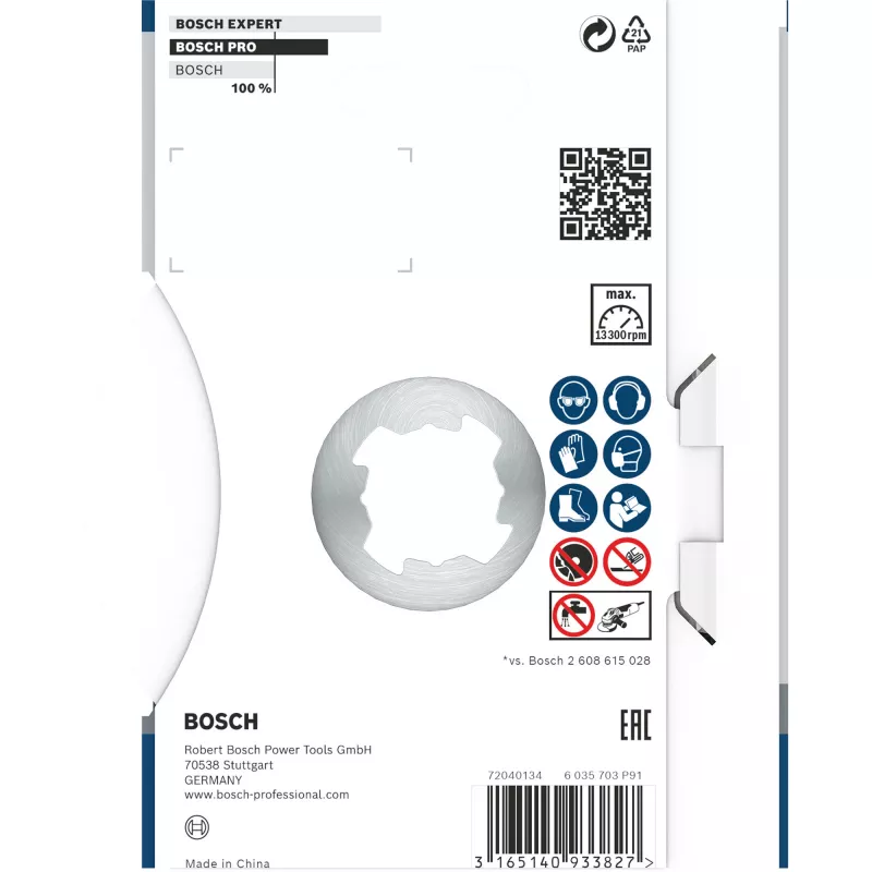 Bosch 2 608 615 165 leņķa slīpmašīnas piederums Griešanas disks