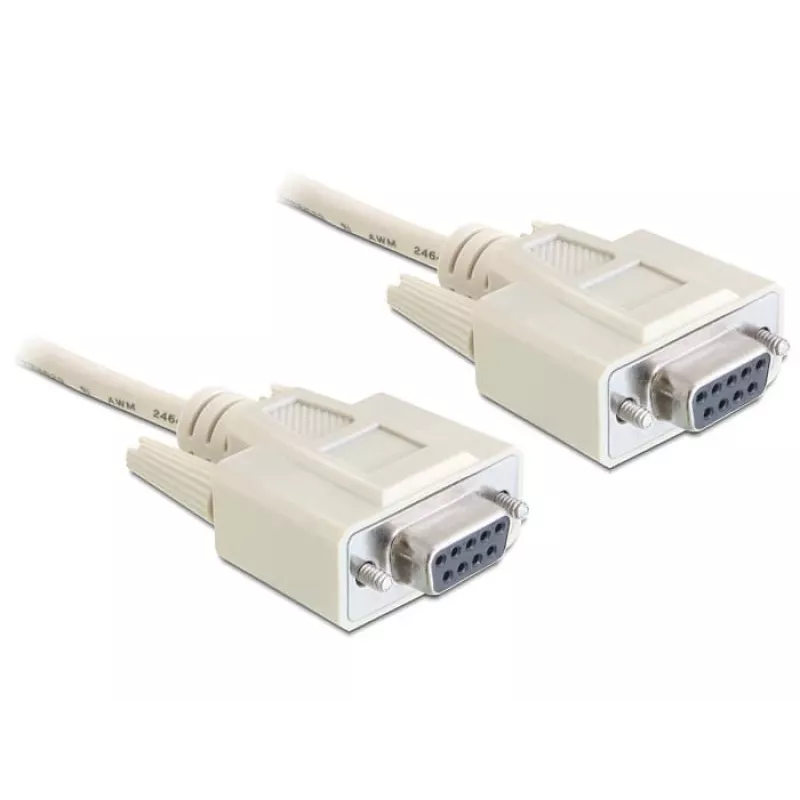 Seriālais kabelis DeLOCK 84250 Pelēks 5m Sub-D9