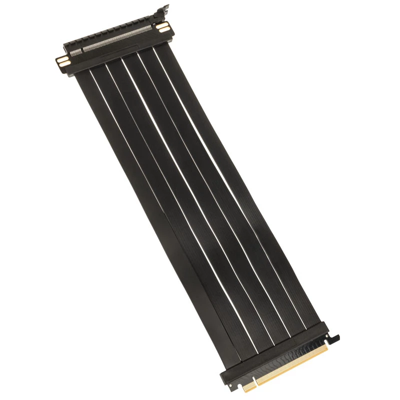 Kolink PCI Express 5.0 x16 uz x16 pagarinātāja kabelis, 180 grādu, melns - 30 cm