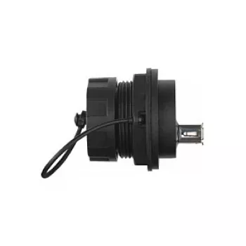 Alcasa IC04-U304 - USB A - Melns - Sievišķais - taisns - Polibutiltereftalāts (PBT) - polivinilhlorīds (PVC) - IP65 - IP67 (IC04-U304)