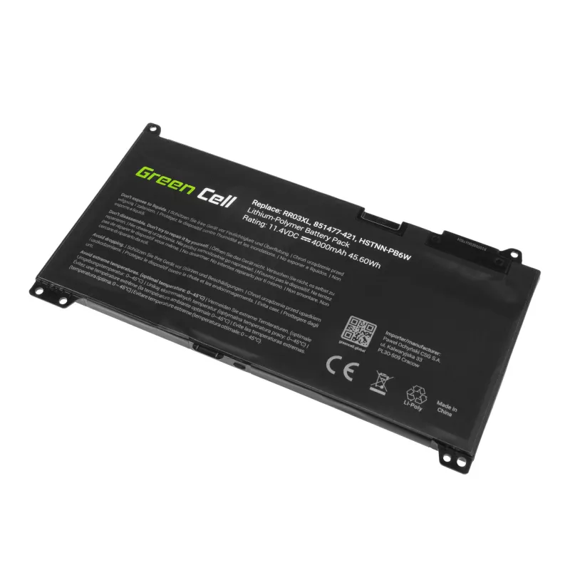 Green Cell HP122 piezīmjdatora rezerves akumulators (HP122)