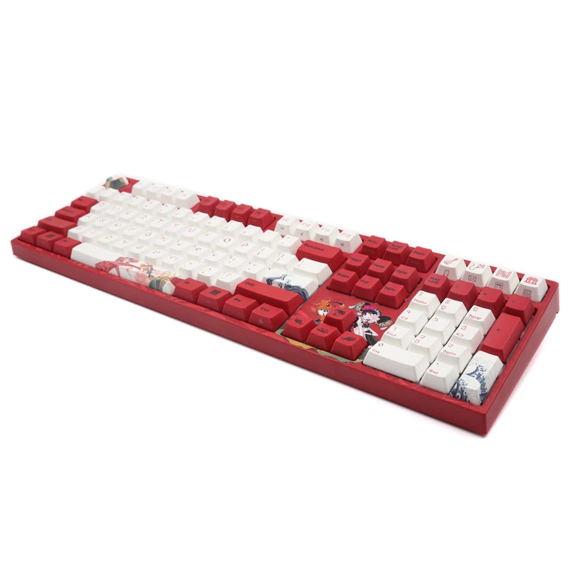 Varmilo VEA108 Koi spēļu tastatūra, MX-Brown, balta LED – US izkārtojums