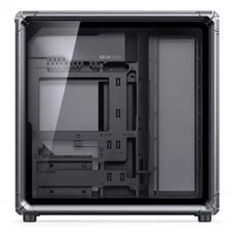 PC korpuss Jonsbo X400, Midi-Tower ATX, rūdīta stikla sānu panelis, pelēks