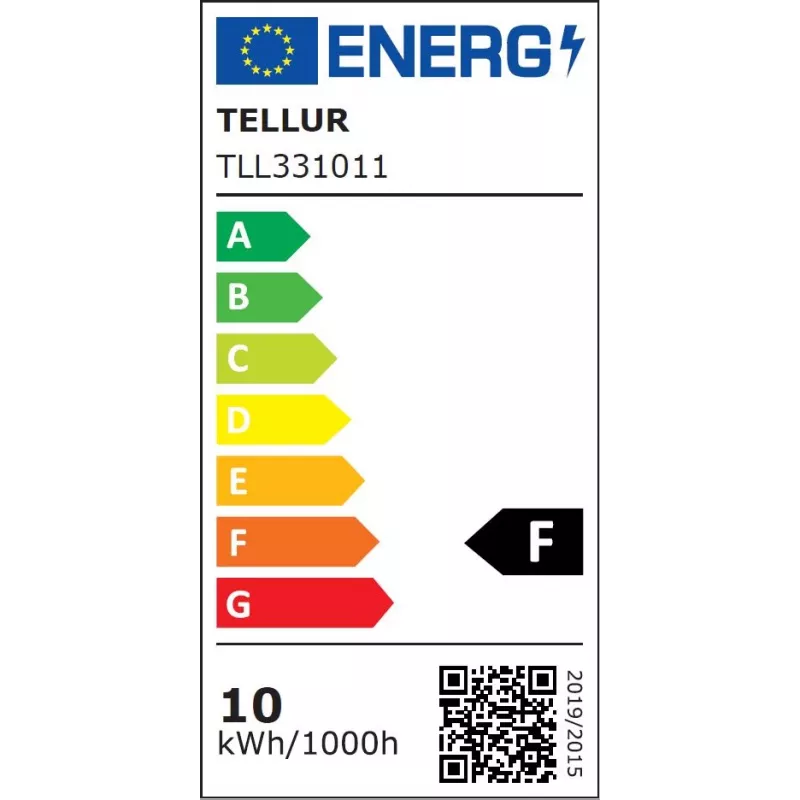 Viedā spuldze Tellur E27 RGB Dimmer – Wi‑Fi RGBW E27 viedā spuldze ar aptumšošanu