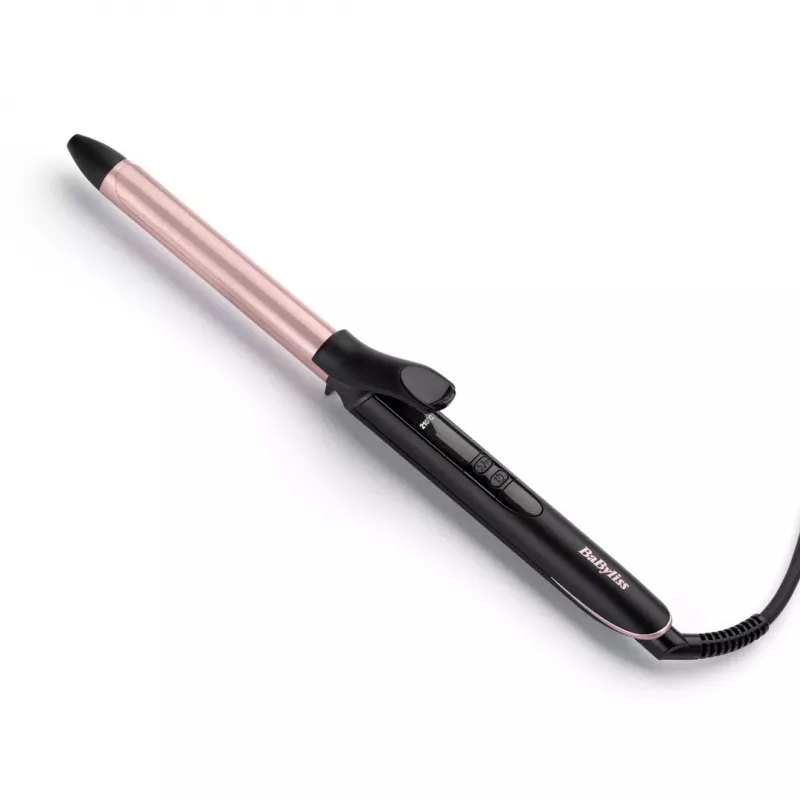 Lokšķēres BaByliss 19 mm lokšķēres melnā un rozā zelta krāsā
