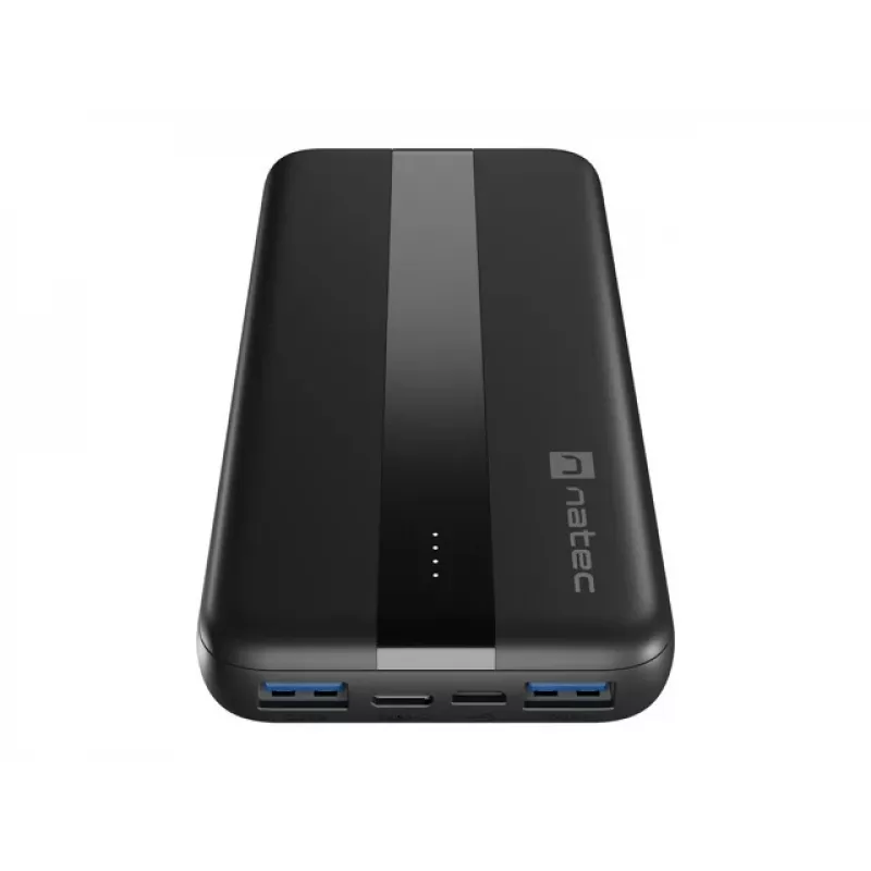NATEC TREVI SLIM Q V2 Litija polimēra (LiPo) 10000 mAh Melns