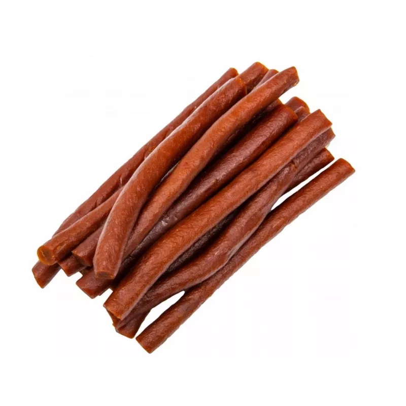 Suņu gardumi Hilton Soft Beef Sticks 500 g — mīksti liellopu gaļas zobu košļājamie kociņi pieaugušiem suņiem, 500 g maisiņš