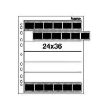 Hama Negative Sleeves, 24 x 36 mm, Glassine matt photo album 7 sheets