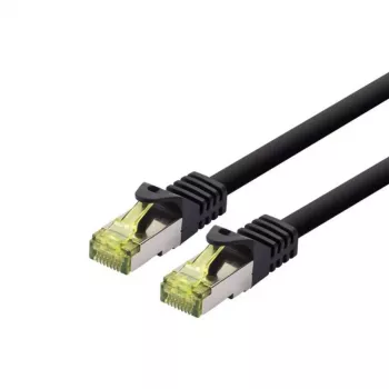 Tīkla kabelis LOGON TCR6ASS015BL RJ-45 Cat6a 1,5 m Melns