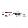 Video kabeļa adapteris DeLOCK 62959 HDMI USB DVI-I VGA 0,135m