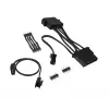 LED spuldze 300mm BitFenix Alchemy LED Connect — 3,6 W, Zila, 60 lm, 120° stars