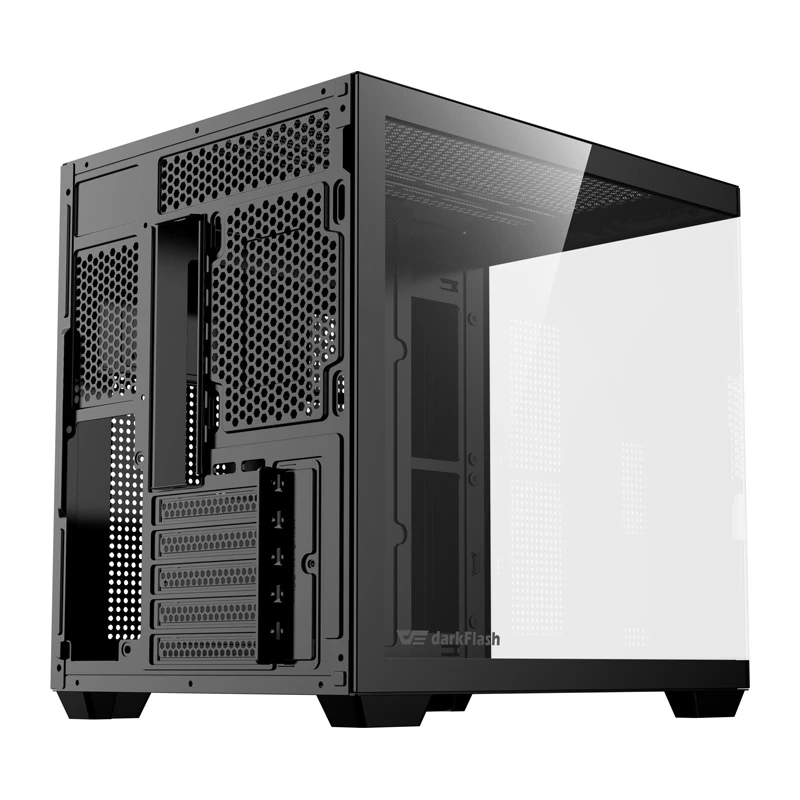 Datorkorpuss DarkFlash B275 (melns) ATX/mATX torņa korpuss