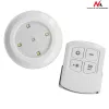 Maclean Energy MCE165 Tālvadības LED lampu komplekts, AAA baterijas, 6 gabali komplektā