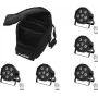 LED komplekts EUROLITE SLS-603 5x ar mīksto somu — 5-daļīgs LED apgaismojuma komplekts