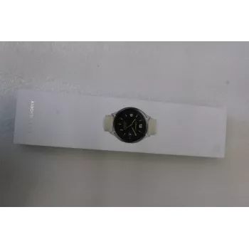 IZPĀRDOTS. Xiaomi Watch 2 Titan pelēks korpuss ar baltu ādas siksniņu | IZPĀRDOTS. Xiaomi Watch 2 Titan | Viedpulkstenis | GPS (satelīts) | AMOLED | 1,43 collas | LIETOTS, SKRĀPĒJUMI UZ EKRĀNA A