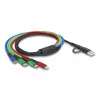USB kabelis DeLOCK 87035 1.2 m USB 2.0 USB A USB C Micro USB-B Lightning