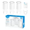 Cudy M1800 3-pack Dual-band (2.4 GHz / 5 GHz) Wi-Fi 6 (802.11ax) Balts 1 Iekšējā antena