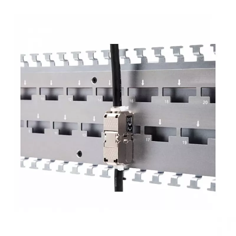 Tīkla kabeļu savienotājs DeLOCK 88198 LSA uz LSA Cat.6A STP 31.6 mm nerūsējošais tērauds