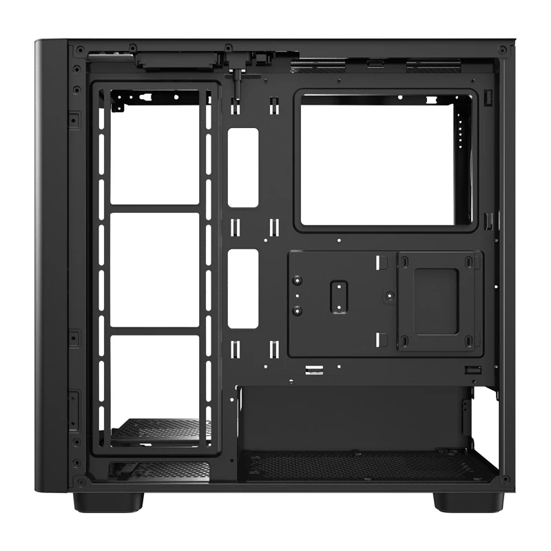 Datora korpuss DarkFlash DS900G (melns) — mid-tower ATX saderīgs, rūdīta stikla sānu panelis