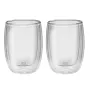 Borosilikāta stikla trauks ar dubultajām sieniņām ZWILLING 39500-076, 200 ml, dzidrs, 2 gab. komplektā