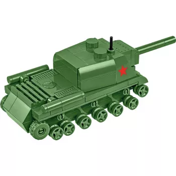 Cobi ISU 152 būvkomplekts — Otrā pasaules kara tēma, 135 detaļas, zaļš