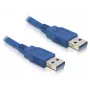 USB kabelis DeLOCK 0,5 m USB 3.0 USB 3.2 Gen 1 A-A zils