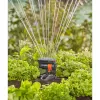 Oscillating Water Sprinkler Gardena 13325-20 Melns 1 pc