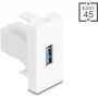 USB Type-A 5 Gbps modulis DELOCK Easy 45 — Type-A BU uz Type-A, 5 Gbps
