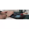 Vadu mehāniskā pilna izmēra tastatūra KeySonic KSK-8202ELU-T (DE) — USB, Vācu izkārtojums, Melna