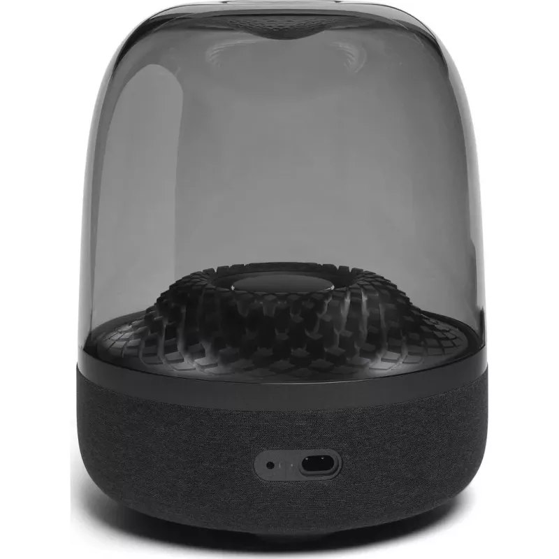 Portable wireless speaker Harman/Kardon Aura Studio 4 — 100 W, 3 drivers, 45–20000 Hz, Melns/Transparent