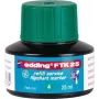 Markeru uzpildes šķidrums Edding FTK 25 Zaļš 25 ml saderīgs ar Edding 380/383