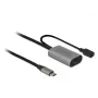 Delock USB-20225 barošanas adapteris pelēks