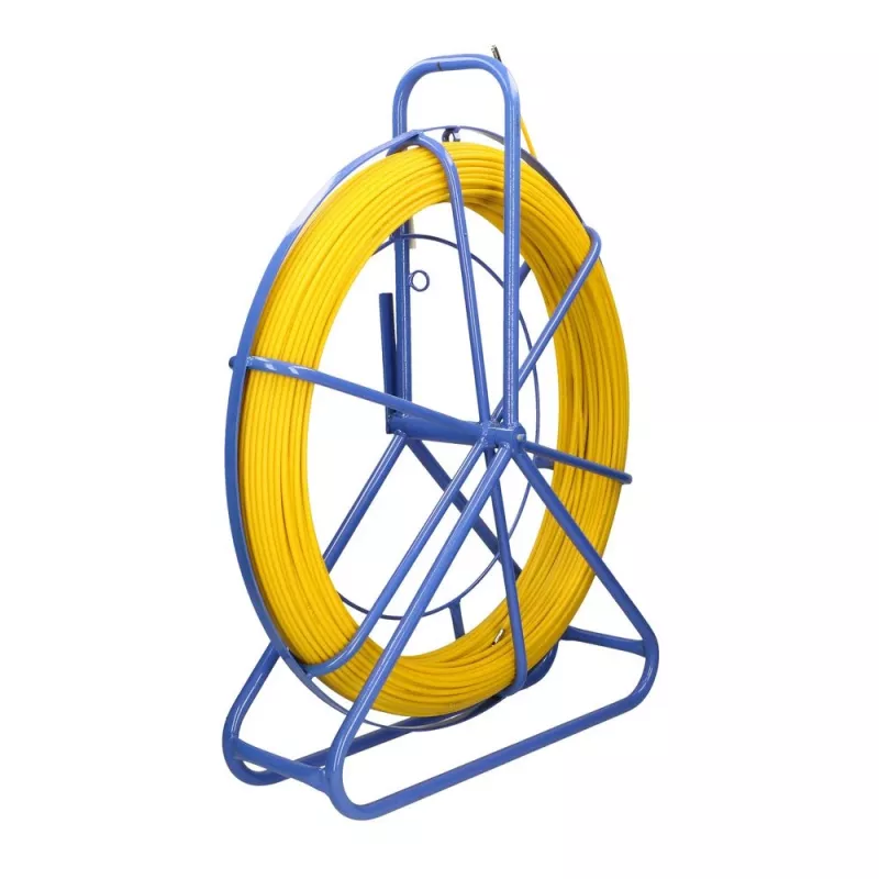 Extralink kabelis pulling rod Pilot 3.8mm 15m glass fibre FRP, d. 3.8mm, l. 15m, dzeltena