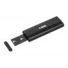 SSD korpuss IBOX HD-07 1x M.2 diskam, USB 3.2 Gen 2 (10 Gbit/s), USB-C, melns