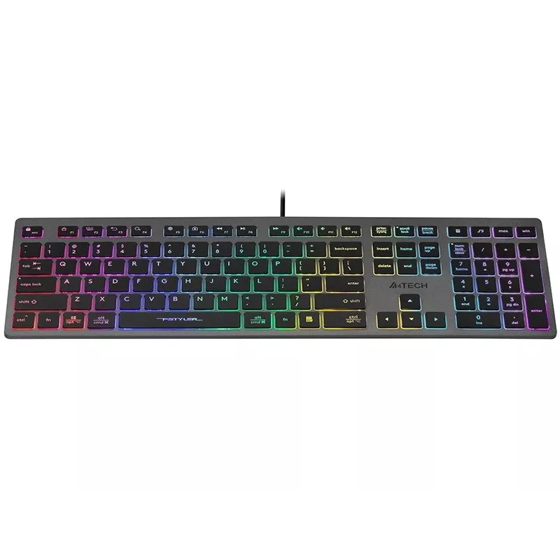 Vadu tastatūra A4Tech FSTYLER FX60H ar neona apgaismojumu
