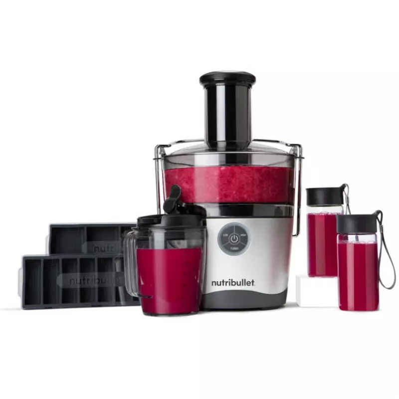 NutriBullet sulu spiede Pro NBJ200G (sudraba/pelēka, 1.000 vatu) (0C22500002)